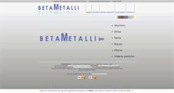 Desktop Screenshot of betametalli.com